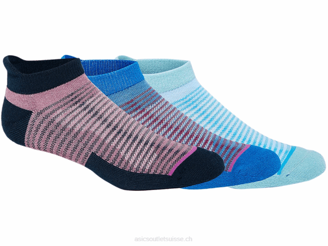 coussin coupe basse (paquet de 3) aqua numérique/aqua angel/raisin Asics L6N0K1894