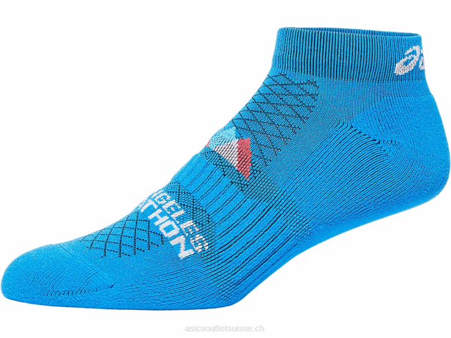 je ne me présente pas chaussettes bleu Asics L6N0K312