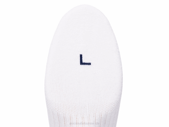 lam crew chaussettes blanc brillant Asics L6N0K1613