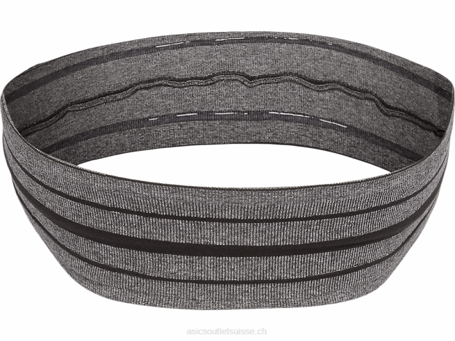 bandeau illusion chiné gris foncé Asics L6N0K3959