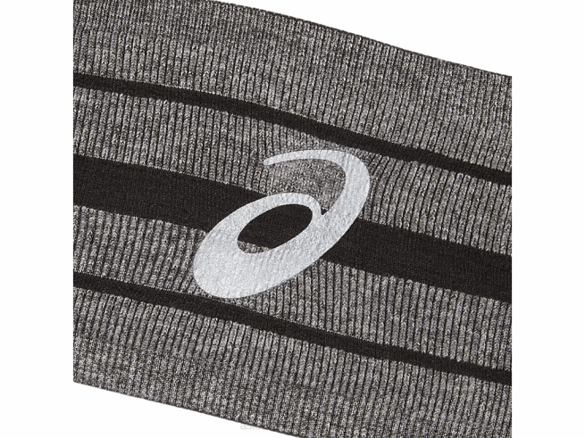 bandeau illusion chiné gris foncé Asics L6N0K3959