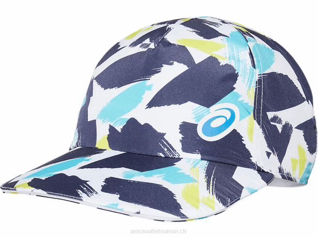 casquette pf graphique blanc brillant Asics L6N0K1499