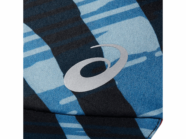 casquette tissée graphique azur/tomate cerise Asics L6N0K973