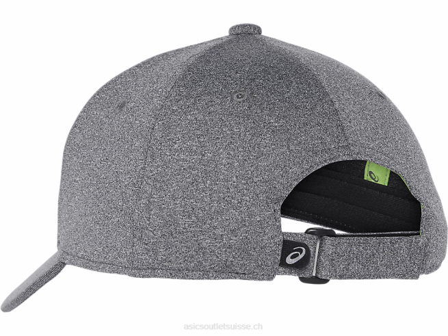 casquette train sana unisexe chiné gris foncé Asics L6N0K288