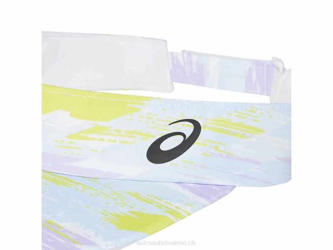 visière pf graphique blanc brillant Asics L6N0K1484