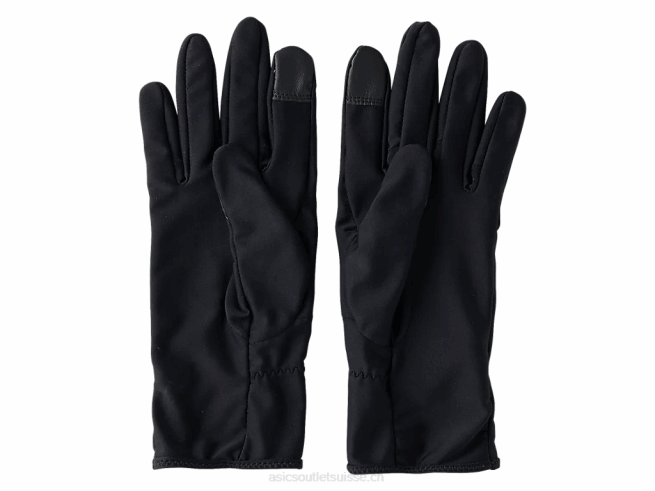 gants de course performance noir Asics L6N0K2094