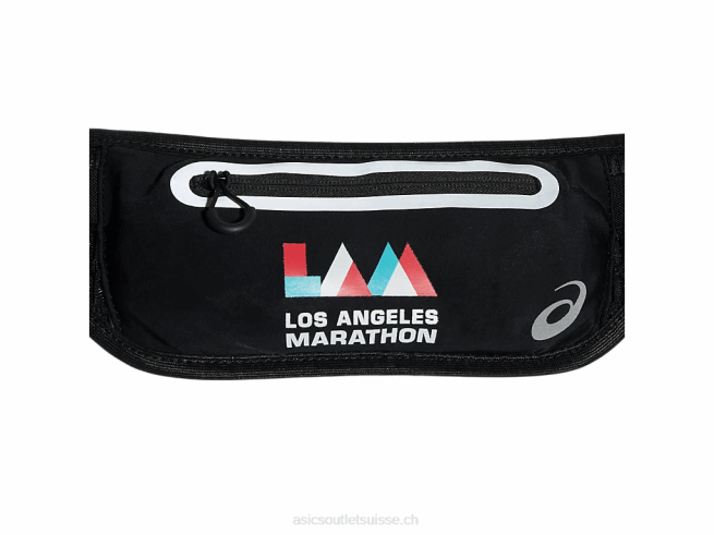 lam ceinture performance noir Asics L6N0K1614