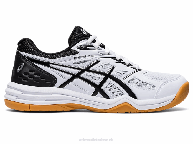 école primaire de 4e année blanc noir Asics L6N0K4558