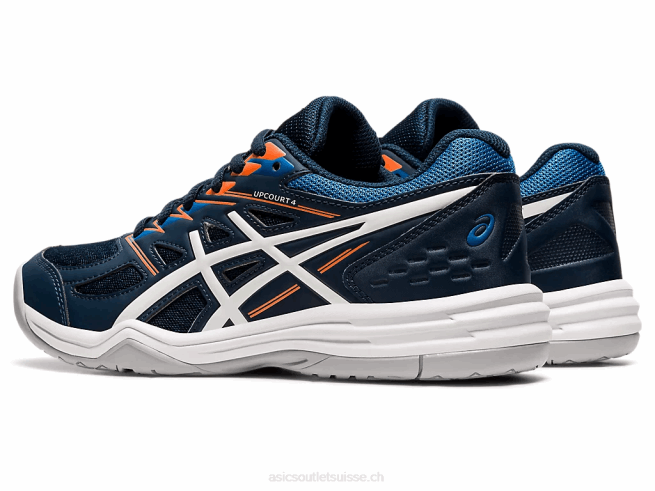 école primaire de 4e année bleu français/blanc Asics L6N0K4425