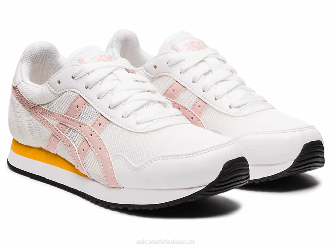 école primaire du coureur de tigre pêche blanc/gingembre Asics L6N0K4450