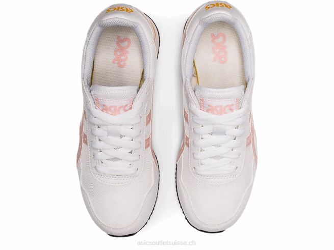 école primaire du coureur de tigre pêche blanc/gingembre Asics L6N0K4450