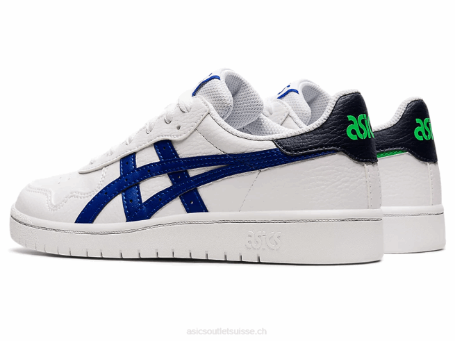 école primaire du japon blanc/bleu monaco Asics L6N0K4493