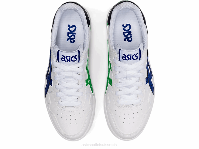 école primaire du japon blanc/bleu monaco Asics L6N0K4493