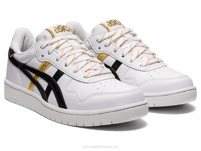 école primaire du japon blanc noir Asics L6N0K4550