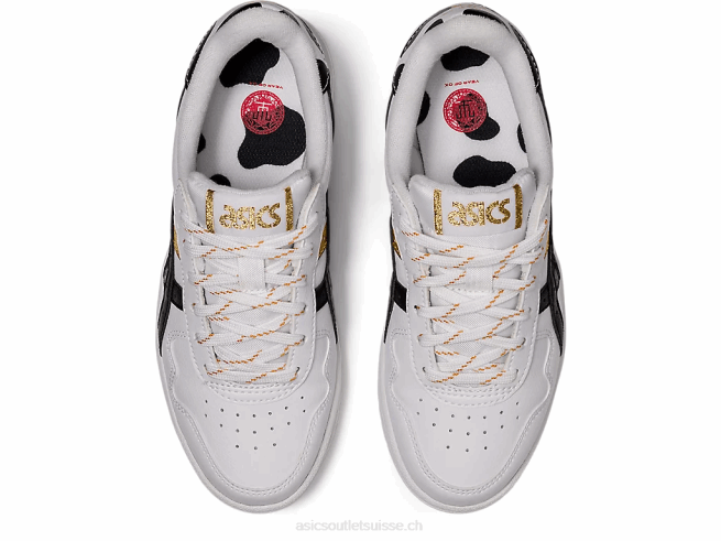 école primaire du japon blanc noir Asics L6N0K4550