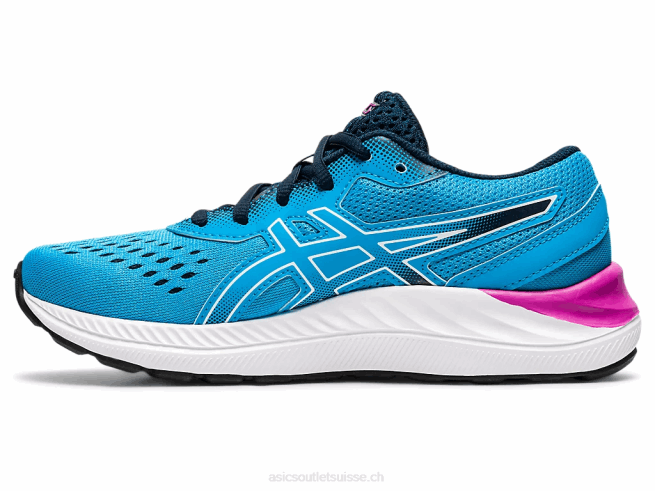école primaire gel-excite 8 numérique aqua/blanc Asics L6N0K4528