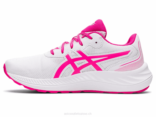 école primaire gel-exciter 9 blanc/rose brillant Asics L6N0K4462