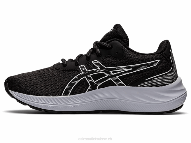 école primaire gel-exciter 9 noir blanc Asics L6N0K4466