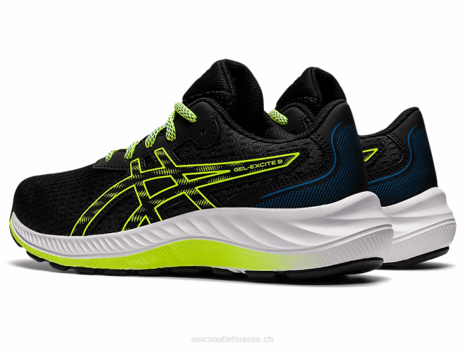 école primaire gel-exciter 9 noir/vert danger Asics L6N0K4507