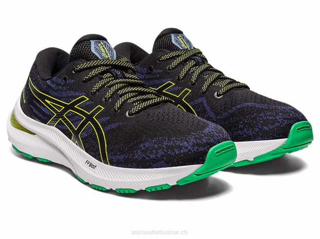 école primaire gel-kayano 29 noir/zeste de citron vert Asics L6N0K4291