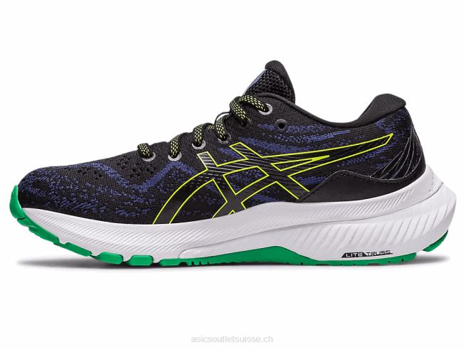 école primaire gel-kayano 29 noir/zeste de citron vert Asics L6N0K4291