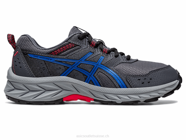 école primaire gel-venture 9 gris porteur/bleu thon Asics L6N0K4216