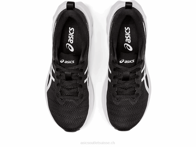 école primaire novablast 2 noir blanc Asics L6N0K4473