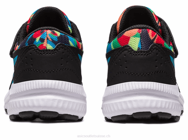 contester 8 préscolaire noir/bleu île Asics L6N0K4247