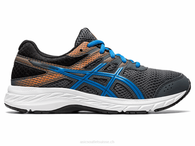 contester l'école de 6e année gris porteur/bleu directoire Asics L6N0K4567