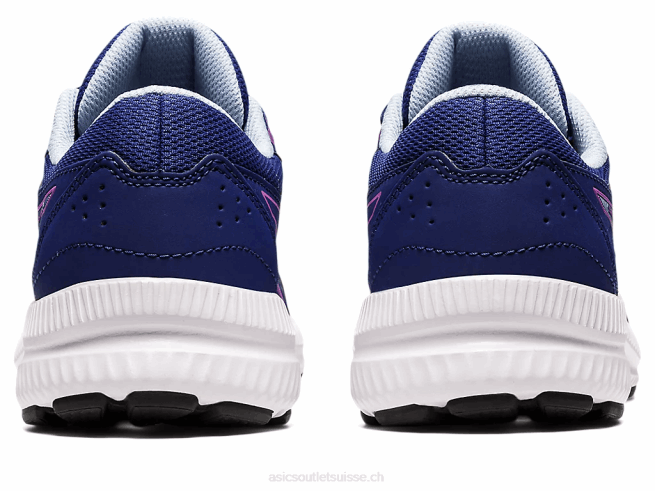 contester l'école primaire 8 bleu marine/orchidée Asics L6N0K4399
