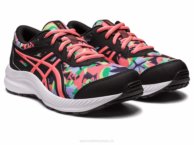 contester l'école primaire 8 noir/papaye Asics L6N0K4250