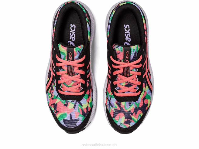 contester l'école primaire 8 noir/papaye Asics L6N0K4250