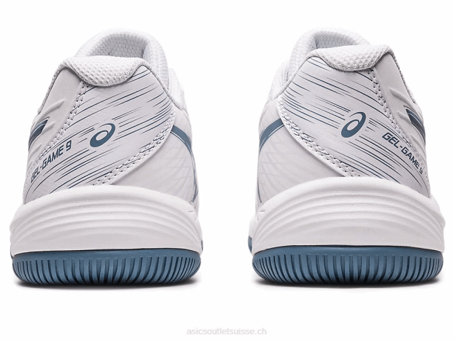 gel-game 9 école primaire blanc/bleu acier Asics L6N0K4267