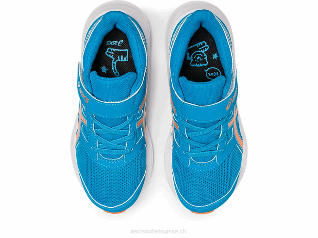 secousse 4 préscolaire bleu des îles/pêche soleil Asics L6N0K4261