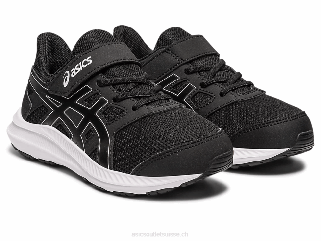secousse 4 préscolaire noir blanc Asics L6N0K4262