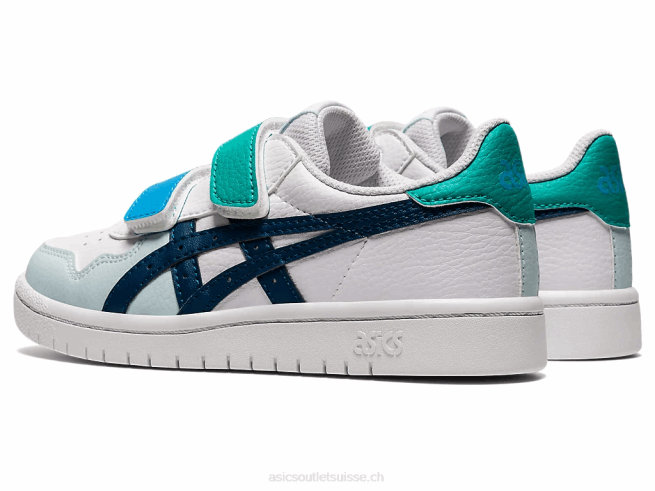 école maternelle au japon blanc/bleu mako Asics L6N0K4540