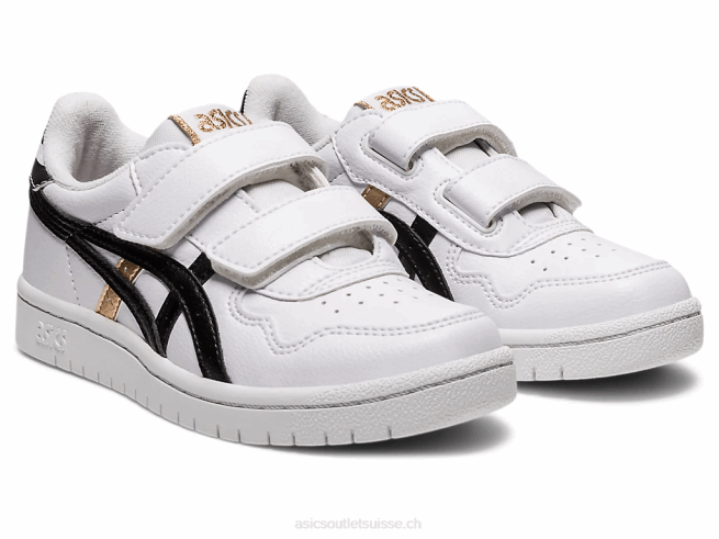 école maternelle au japon blanc noir Asics L6N0K4543