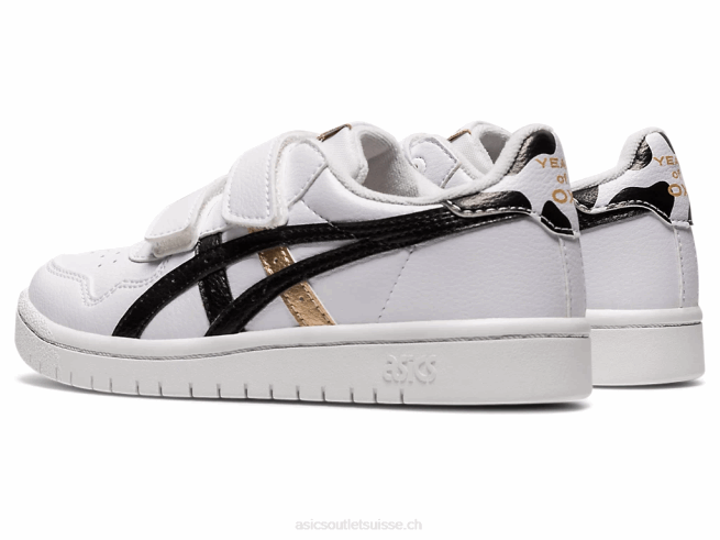 école maternelle au japon blanc noir Asics L6N0K4543