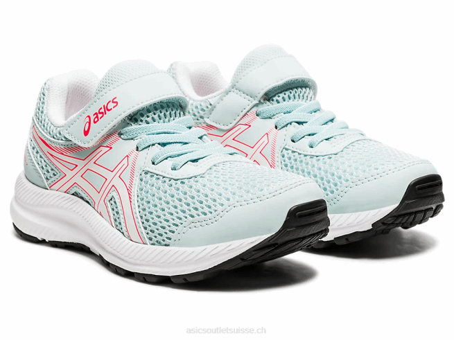 contester 7 préscolaire ange aqua/blanc Asics L6N0K4546