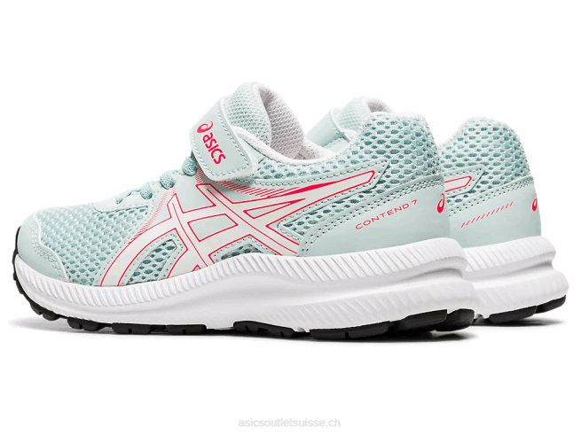 contester 7 préscolaire ange aqua/blanc Asics L6N0K4546