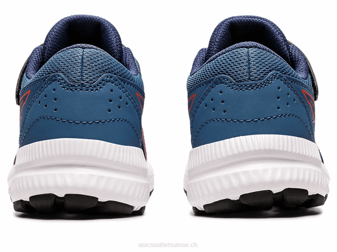 contester 8 préscolaire azur/tomate cerise Asics L6N0K4398