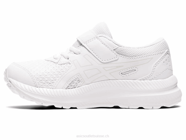 contester 8 préscolaire blanc Asics L6N0K4317