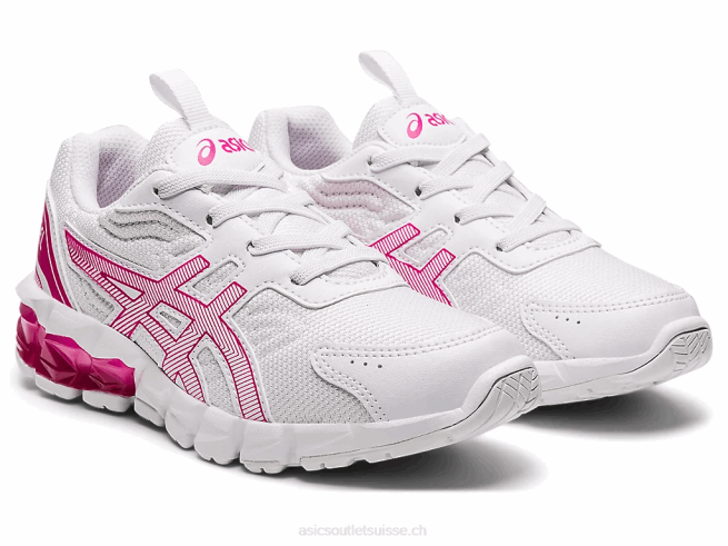 gel-quantum 90 3 préscolaire rave blanc/rose Asics L6N0K4514