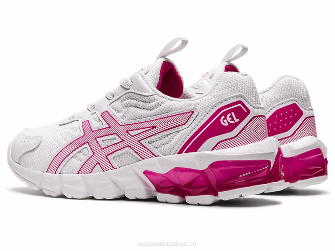 gel-quantum 90 3 préscolaire rave blanc/rose Asics L6N0K4514