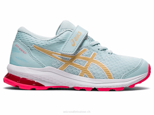 gt-1000 10 préscolaire ange aquatique/champagne Asics L6N0K4537