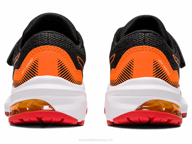 gt-1000 11 préscolaire gris graphite/rouge feu Asics L6N0K4458
