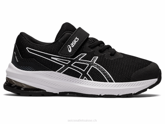 gt-1000 11 préscolaire noir blanc Asics L6N0K4401