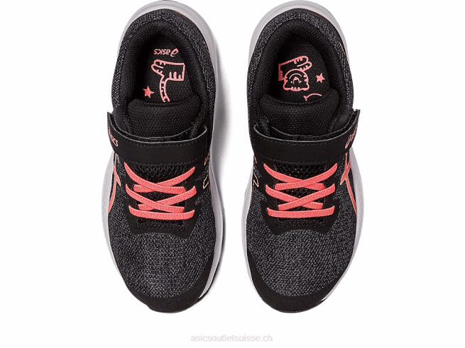 gt-1000 11 préscolaire noir/papaye Asics L6N0K4296