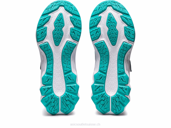 novablast 2 préscolaire gris piémont/lumière lavande Asics L6N0K4431