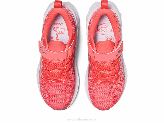 novablast 2 préscolaire papaye/violette crépusculaire Asics L6N0K4290